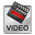 File Video Clip Icon 32x32 png